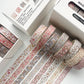 8 Rolls of Vintage Washi Tape