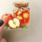 50PCS Orange Flower Sticker