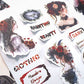 Blood Rose Sticker Book