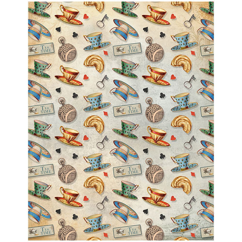 12PCS Alice's Gifts Scrapbook Paper