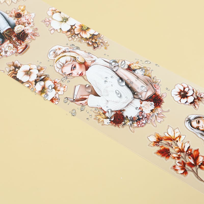 4PCS Winter Daily Series PET Tape Set