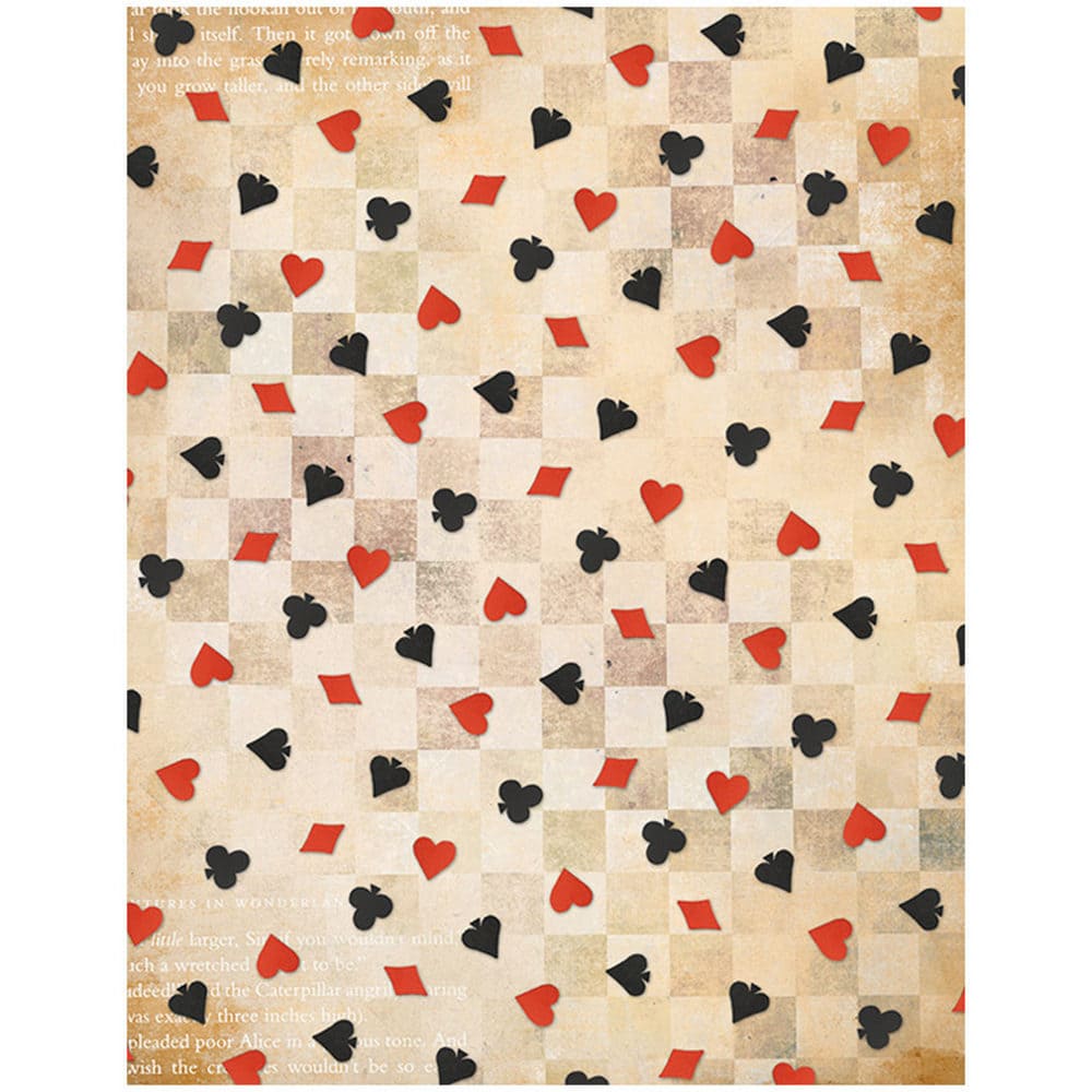 12PCS Alice's Gifts Scrapbook Paper