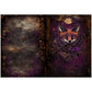 10PCS Purple Magic Scrapbook Paper