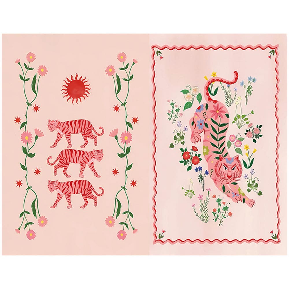 12PCS Vintage Illustration Scrapbook Paper