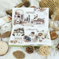 4PCS Winter Daily Series PET Tape Set