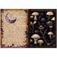10PCS Purple Magic Scrapbook Paper