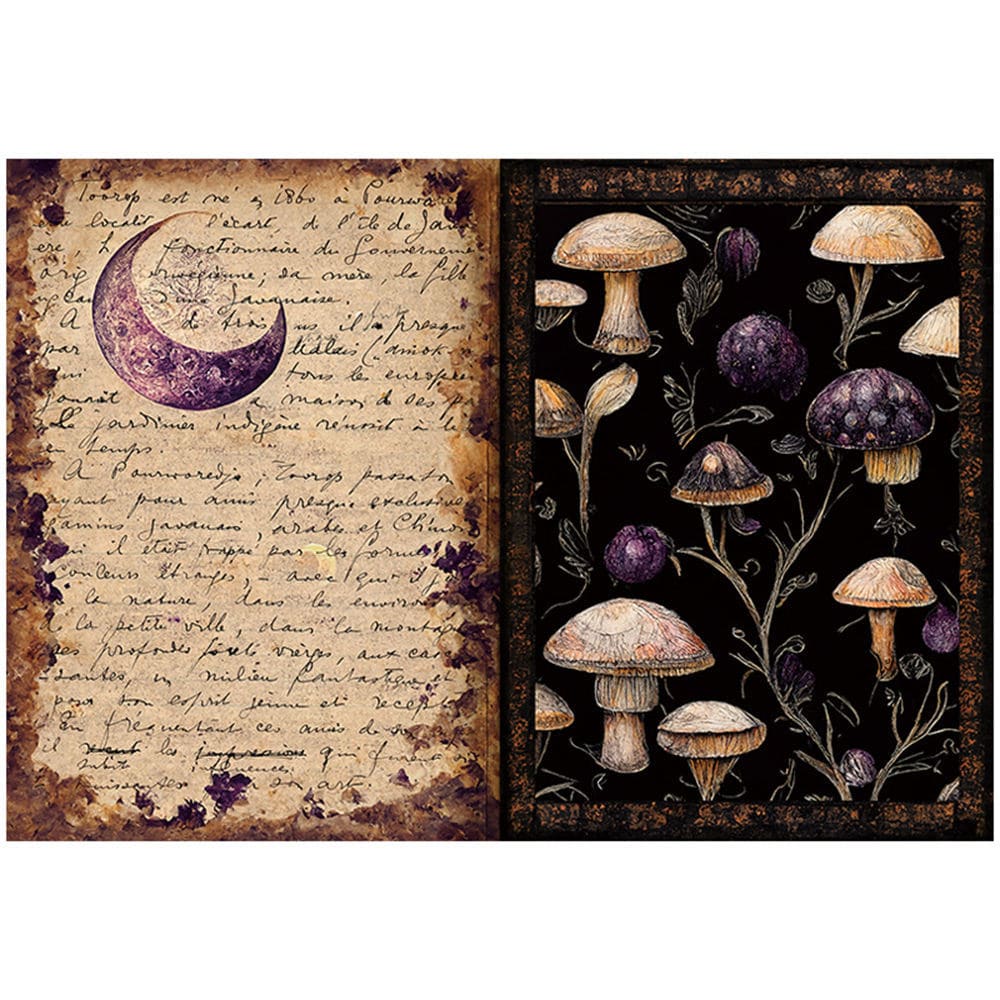10PCS Purple Magic Scrapbook Paper