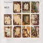 Vintage Wooden Frame Collage Scrapbook Paper