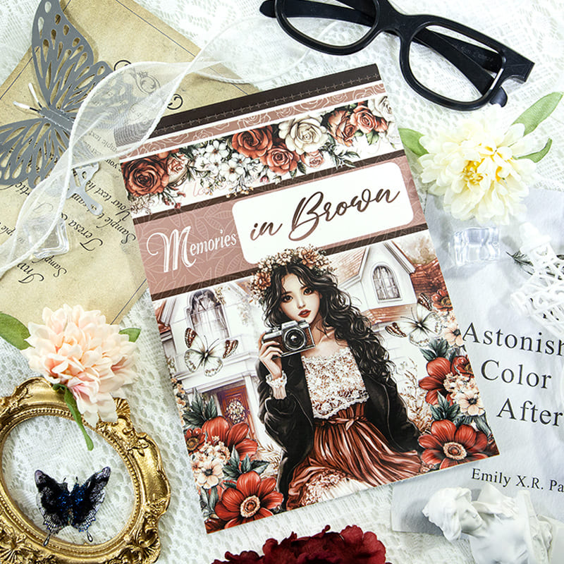 Brown Series Sticker Book