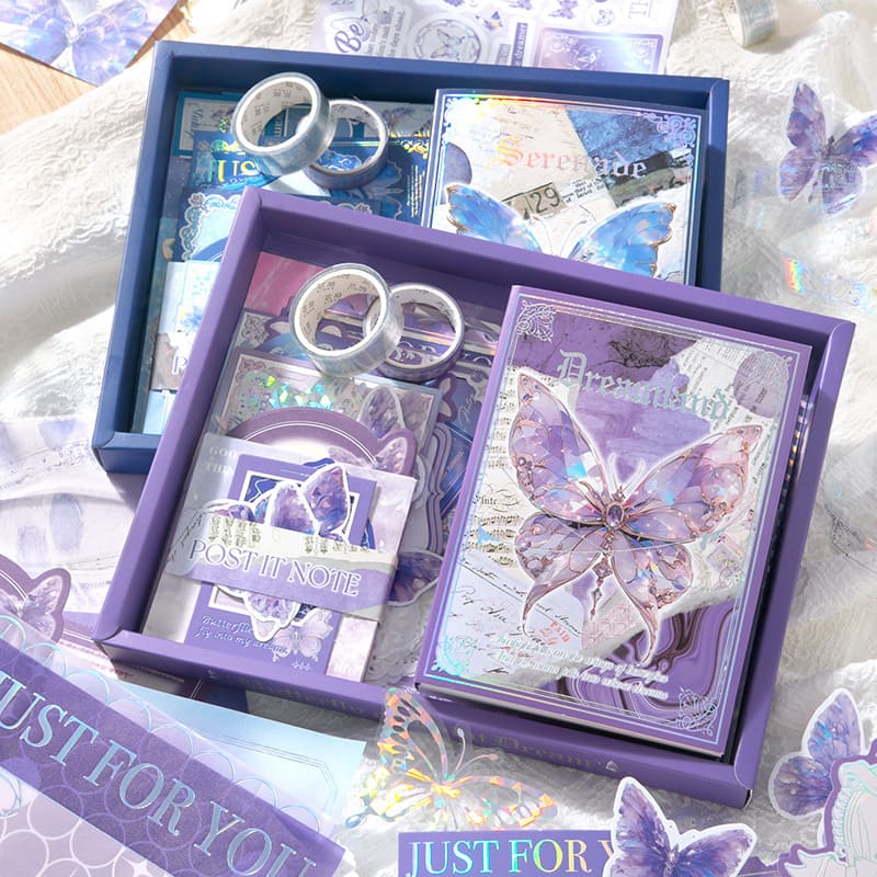 162PCS Butterfly Anthology Scrapbook  Box
