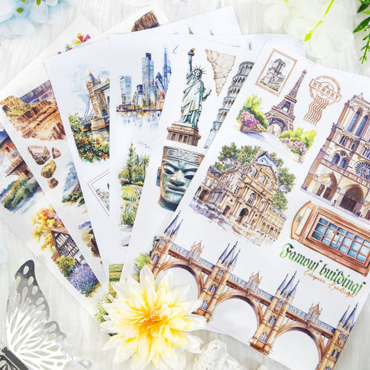 Landscape Series Sticker Book