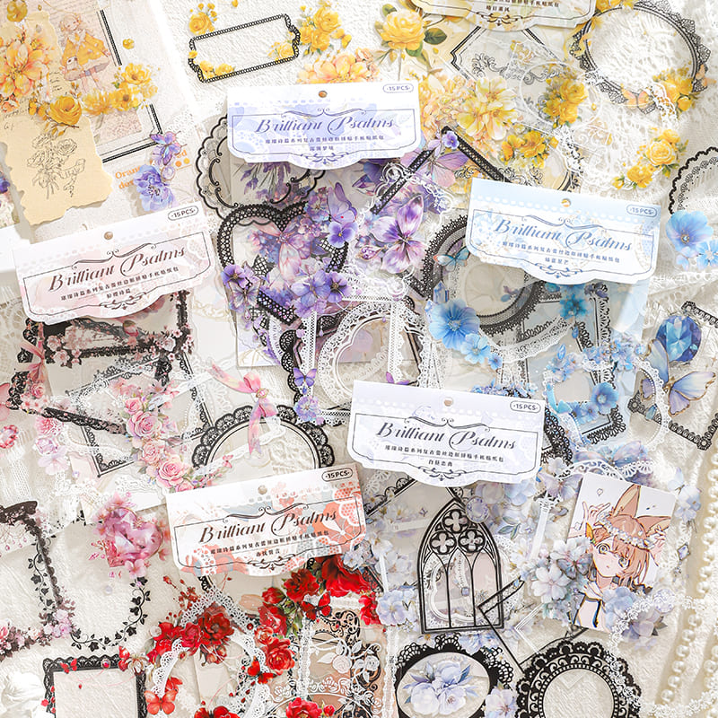 Vintage Lace Border Sticker Pack