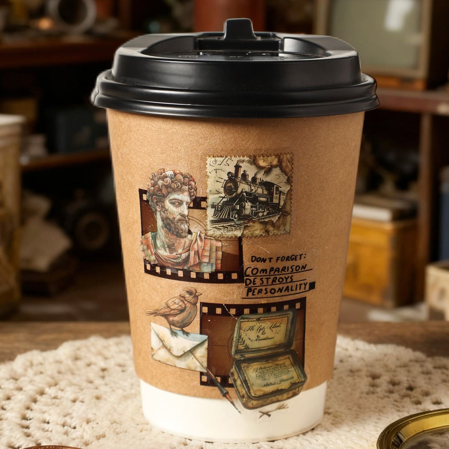 Vintage Ephemera Sticker Pack