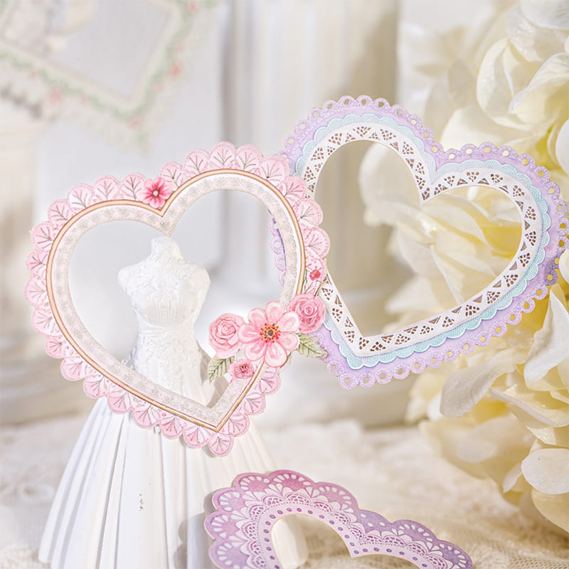 Vintage Lace Border Stickers