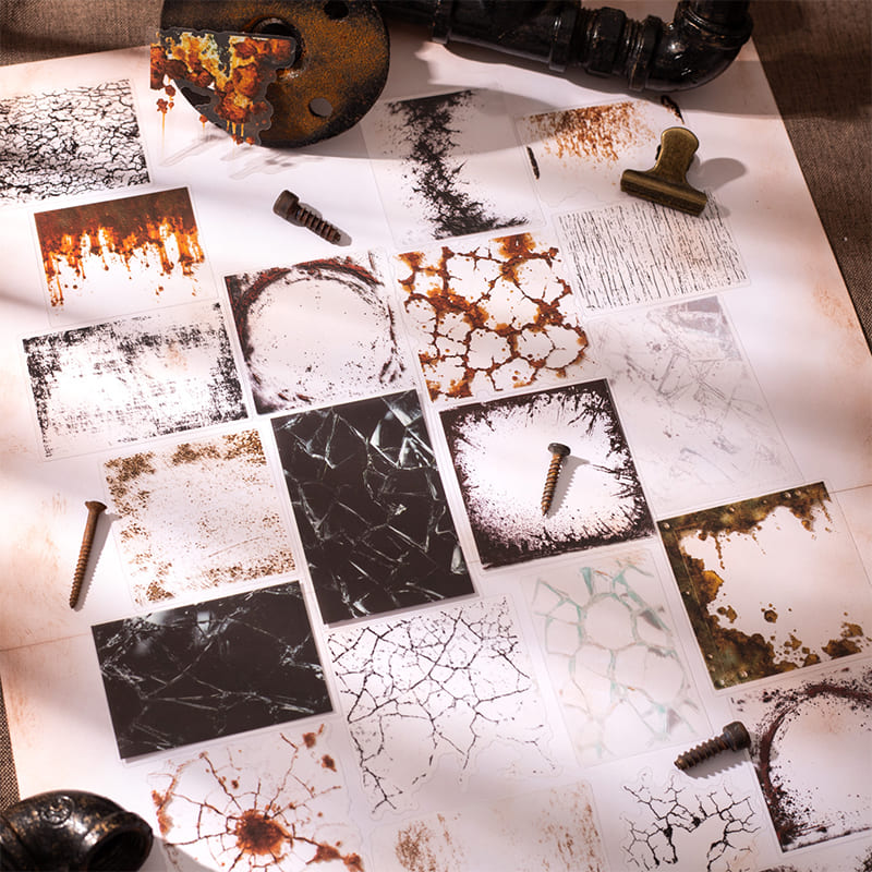 Cracked & Distressed Stickers Pack