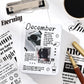 Black And White English Die-cut Stickers