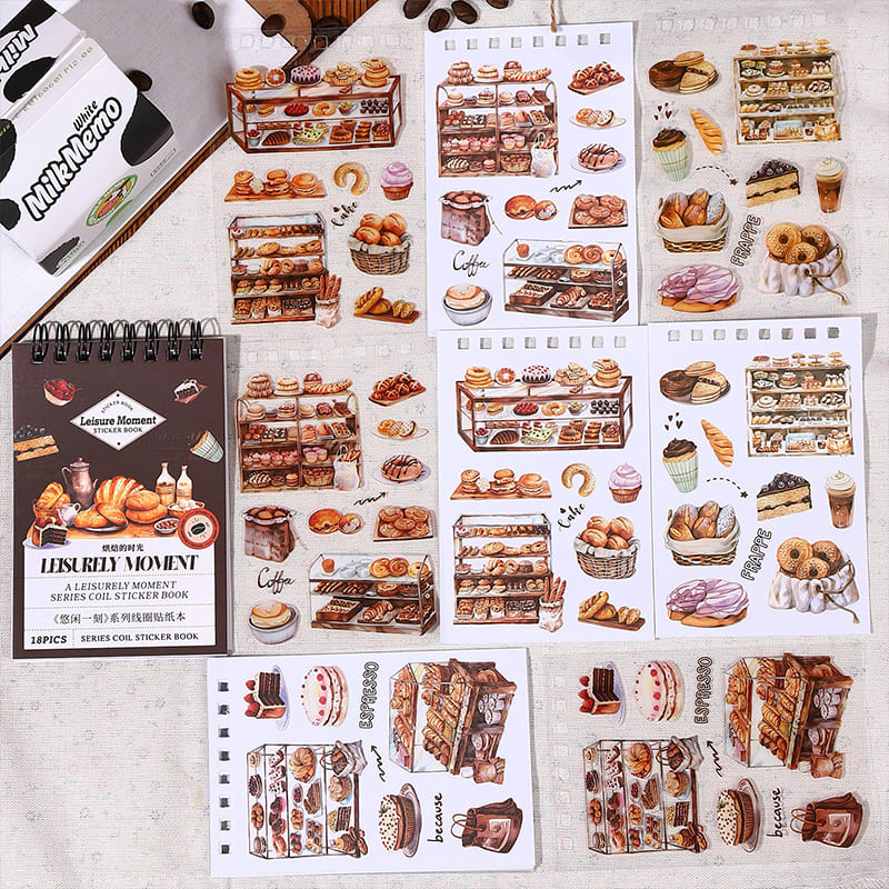 Leisurely Moment Sticker Book