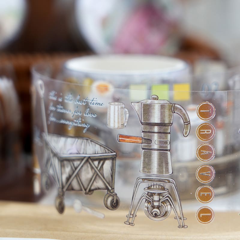 Coffee Theme PET Tape