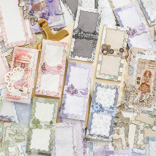 Lace Edge Memo Sheets - 30 PCS