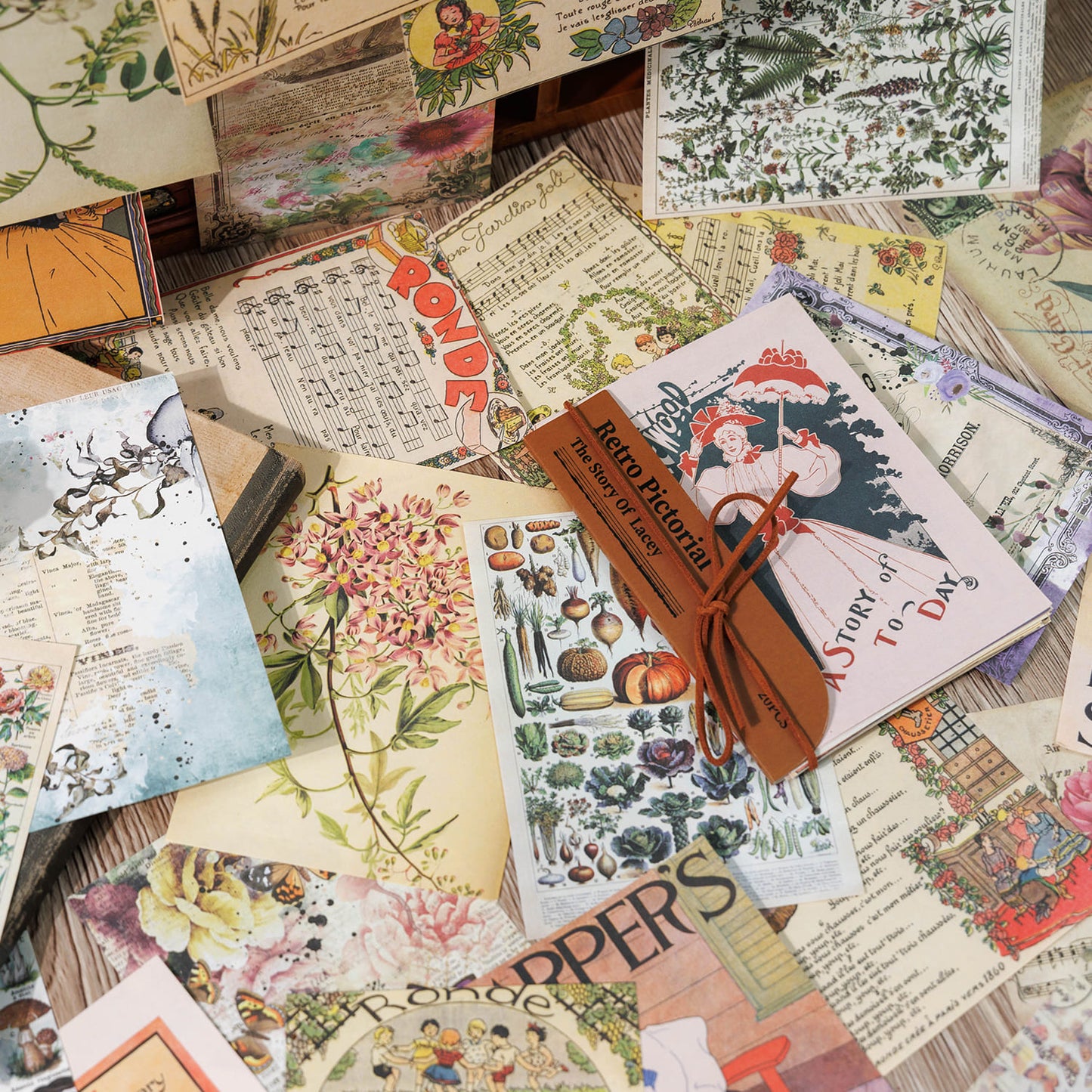 Vintage Inspiration Scrapbook Paper