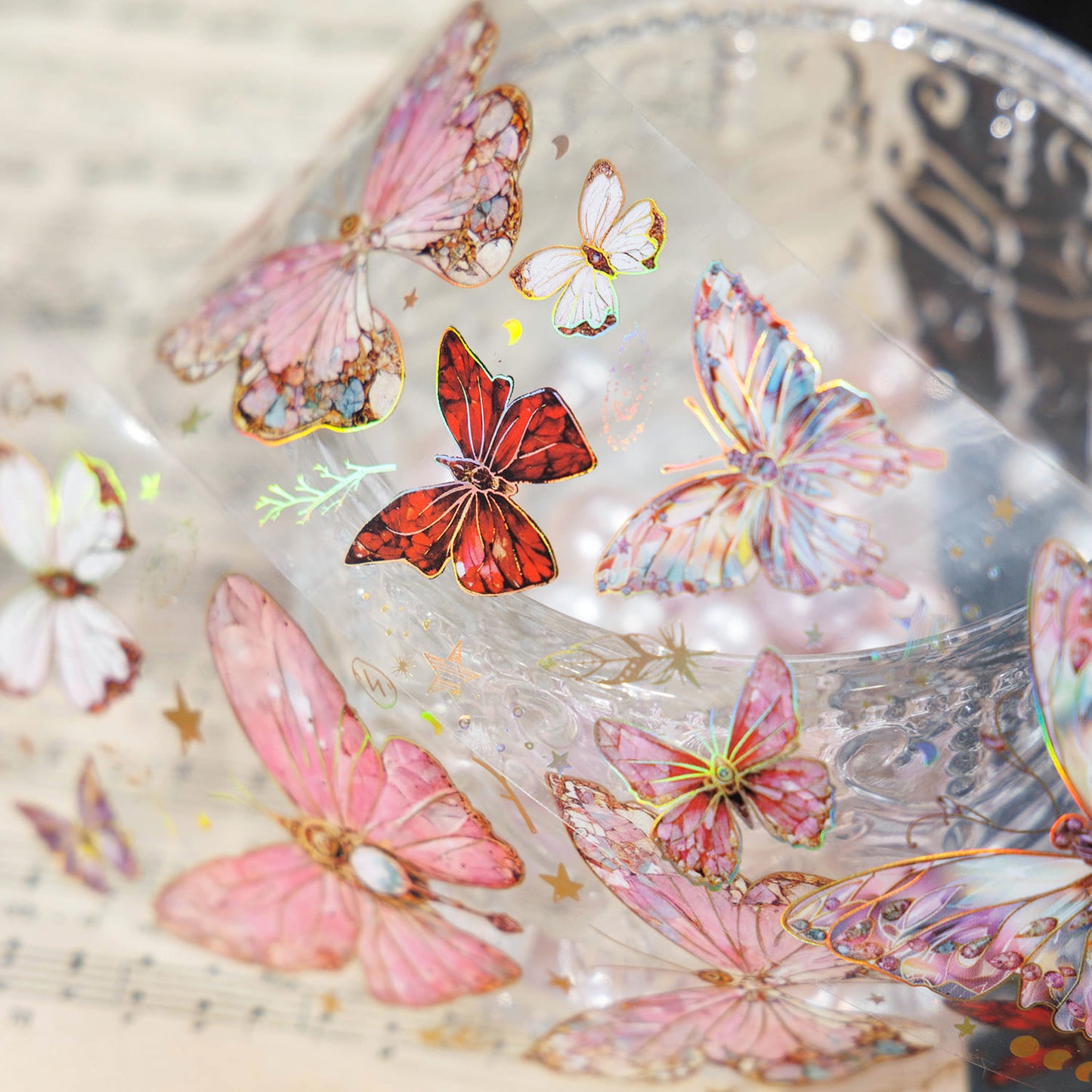 Butterfly Theme PET Tape