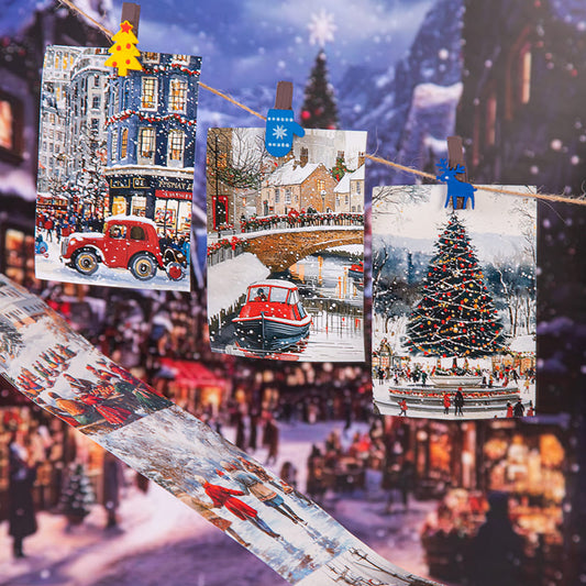 Christmas City Theme Washi Tape
