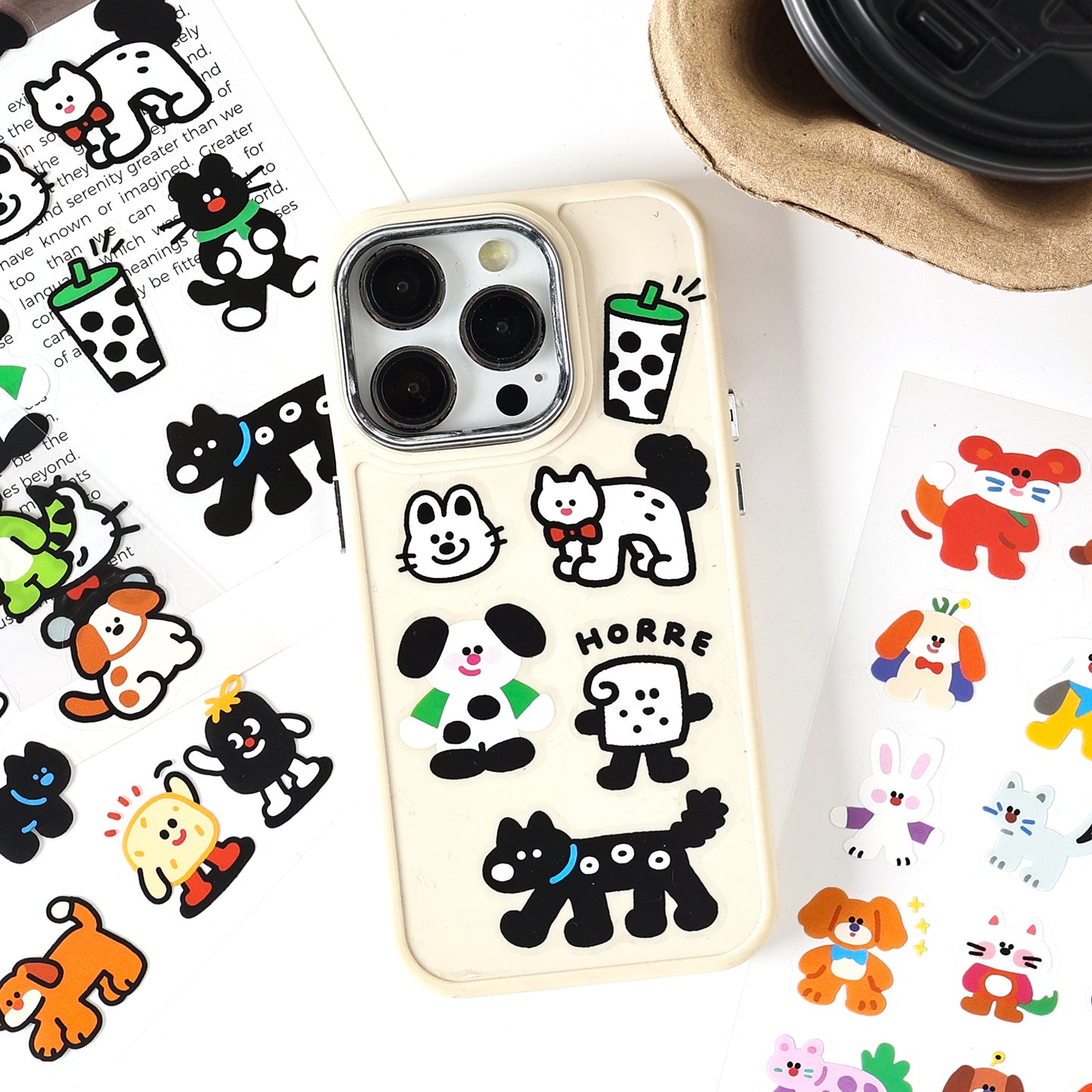 Whimsical Doodle Sticker Set