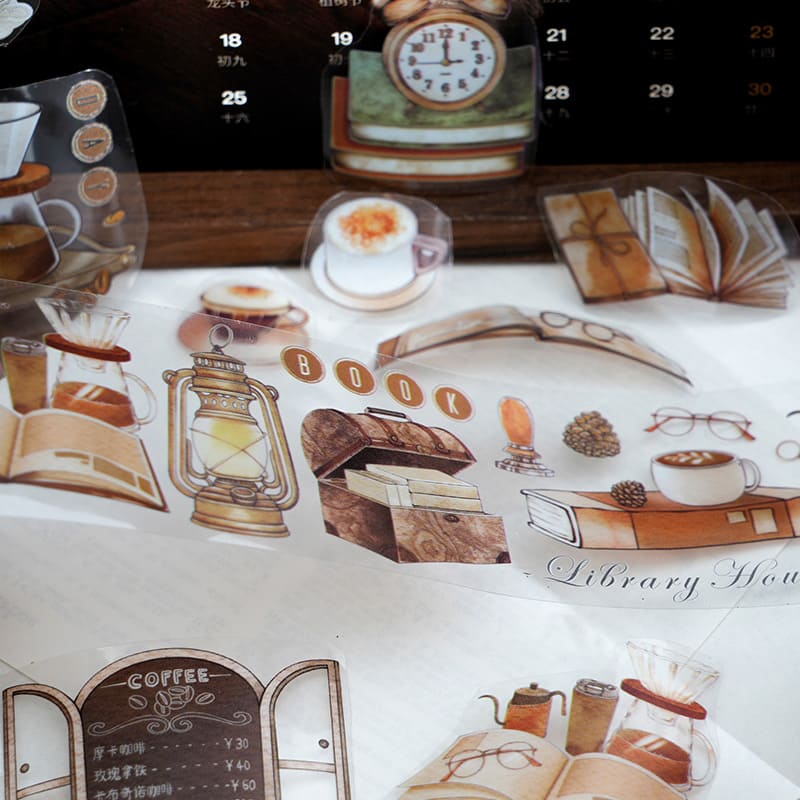 Coffee Theme PET Tape