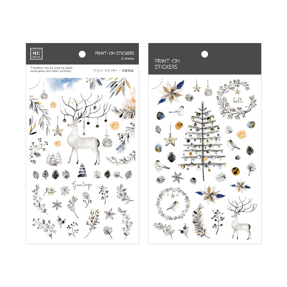 Christmas Series Transfer Stickers