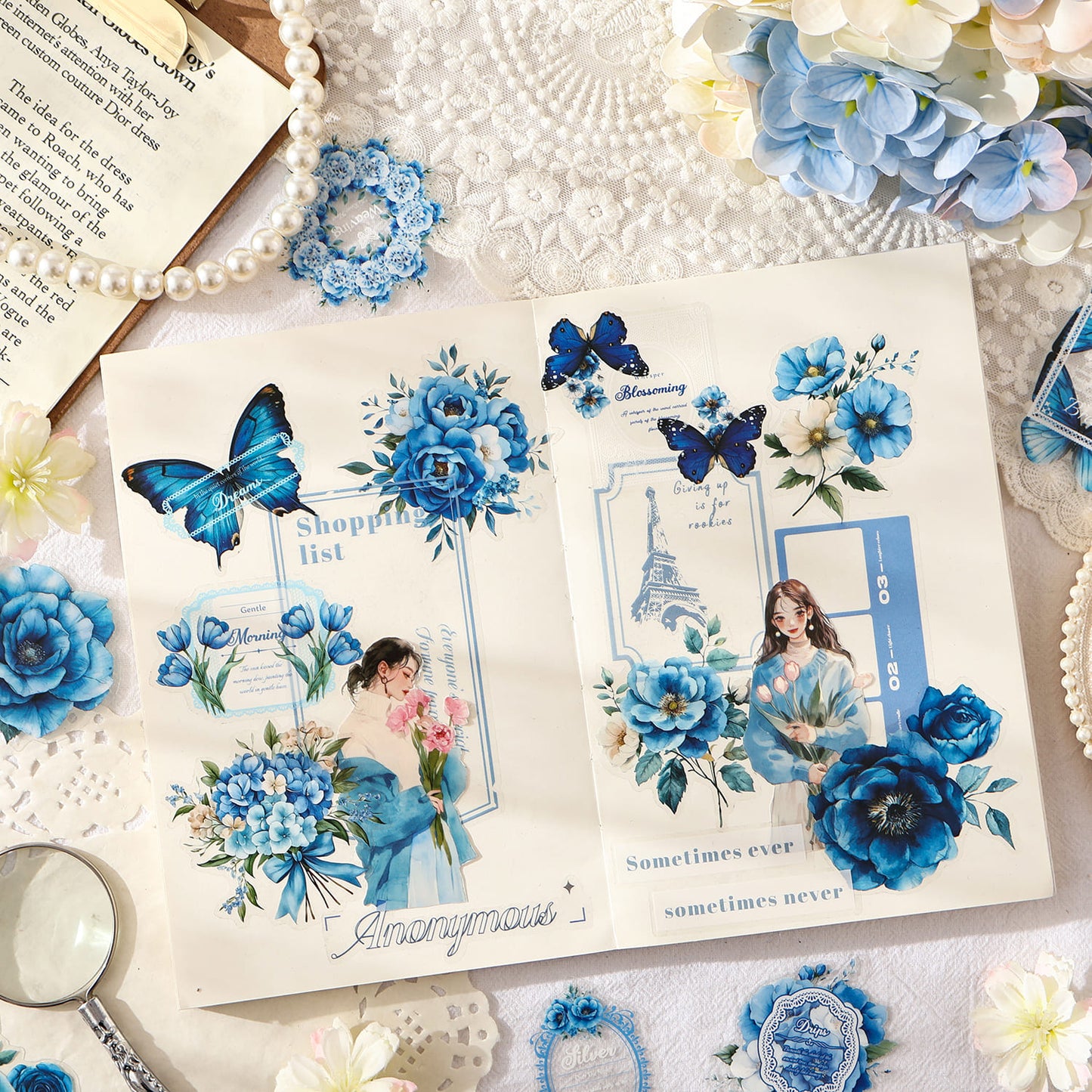 Vintage Botanical Stickers