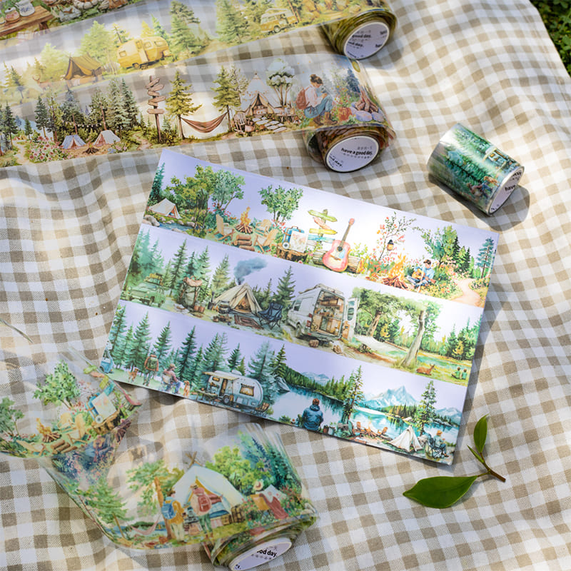 Camping Theme PET Tape