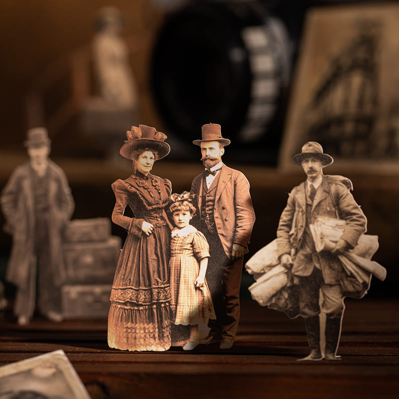 Vintage Time Theme Sticker Pack