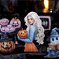 Halloween Paper Sticker Close-up