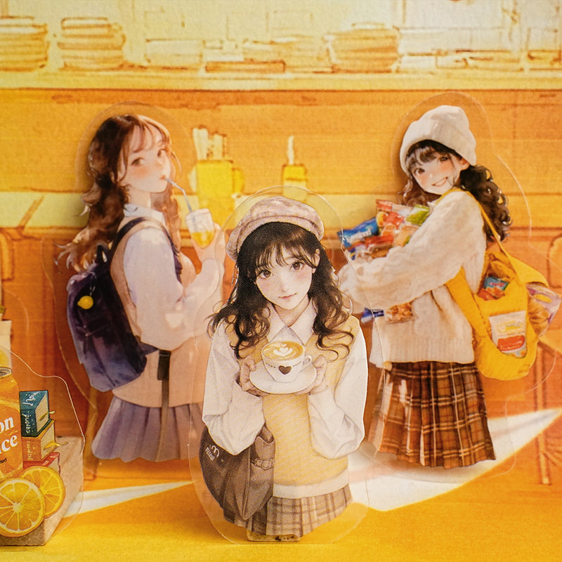 School Girl Theme Stickers