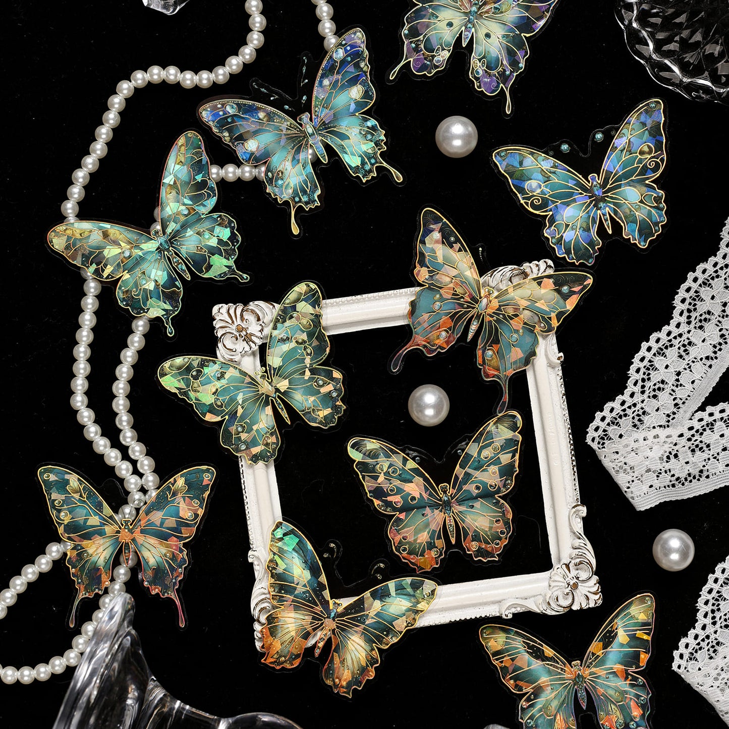 Butterfly PET Stickers