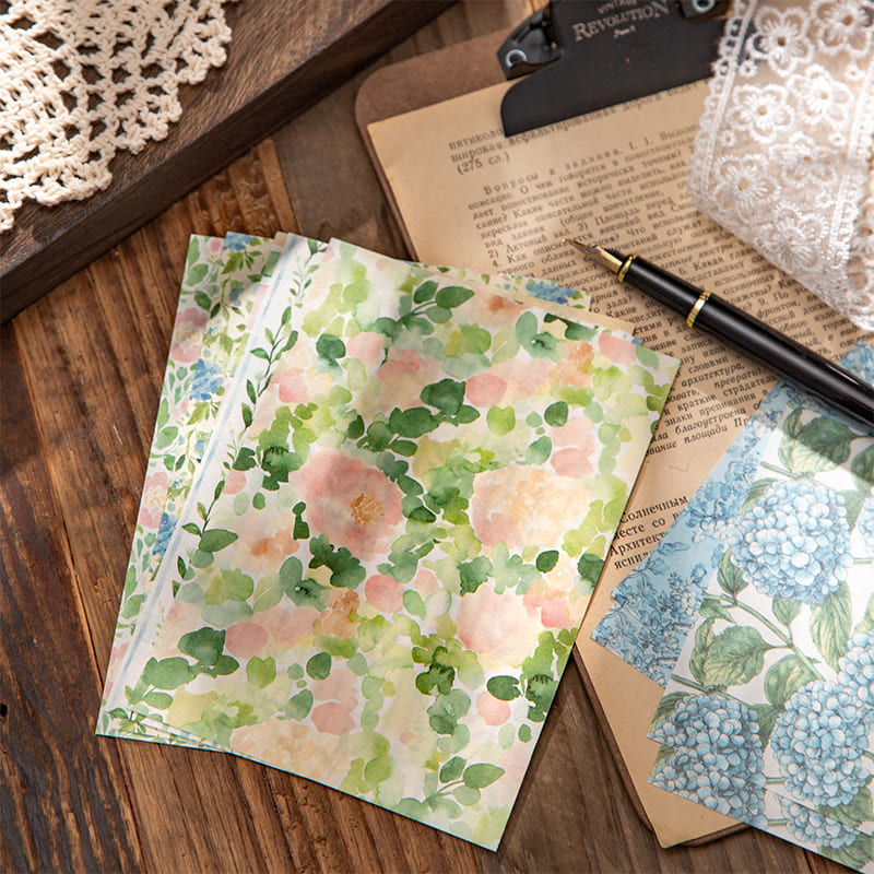 Floral  Series Scrapbook Paper