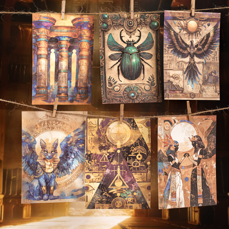 Mystical Egypt Scrapbook Paper
