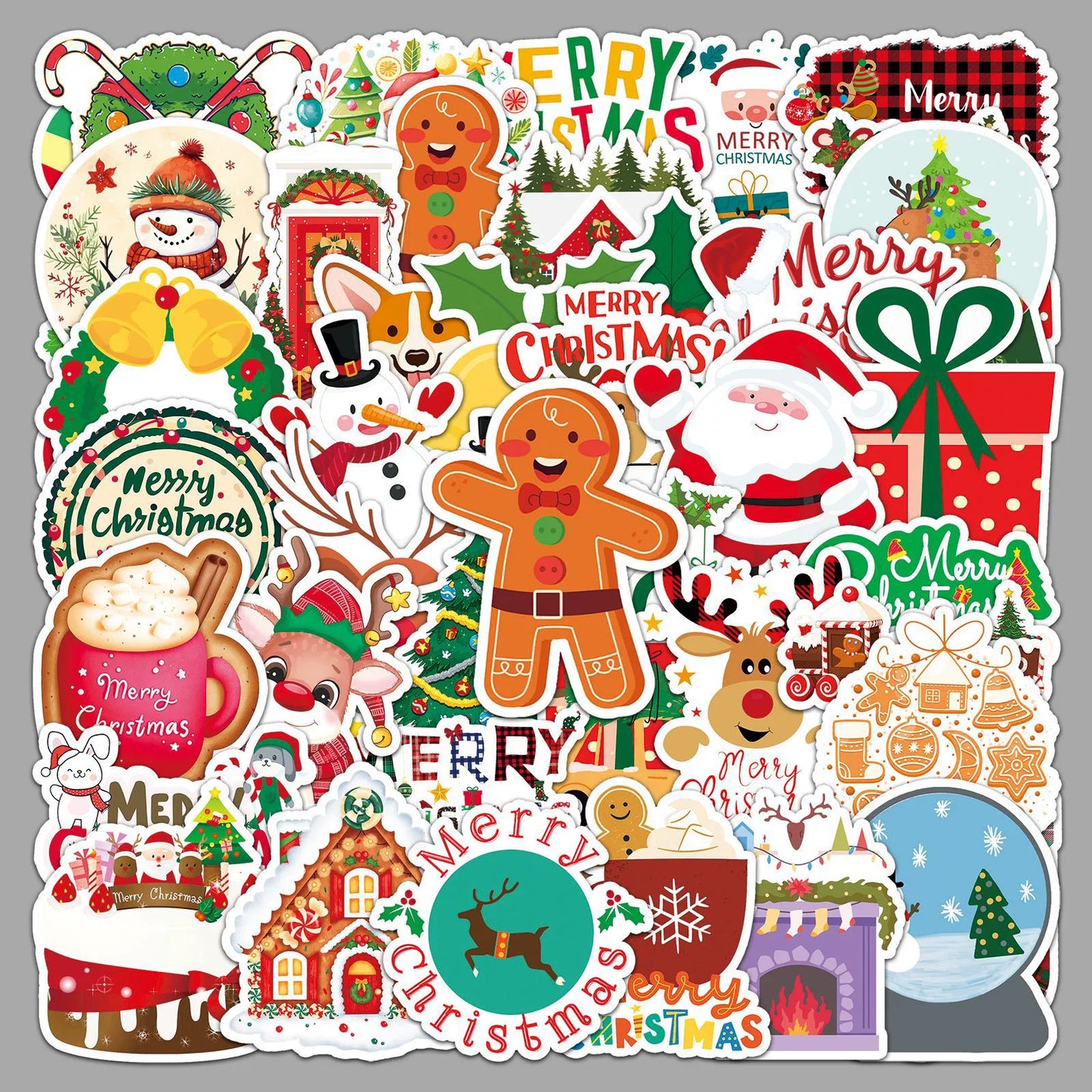 50 Christmas Stickers Pack