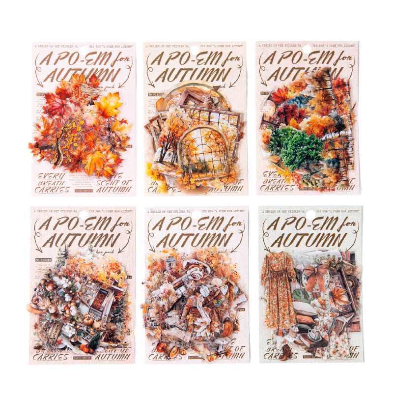 Autumn Days PET Sticker Pack