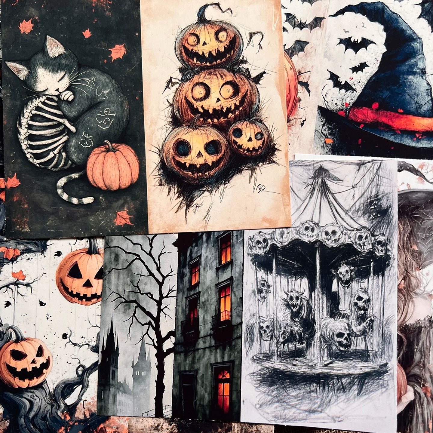 Halloween Scrapbook Paper
