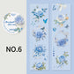 Blue Floral Design Tape