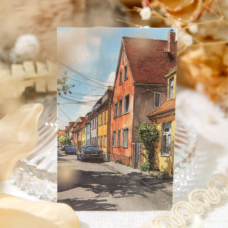 Urban Twilight Scenery Paper Pack