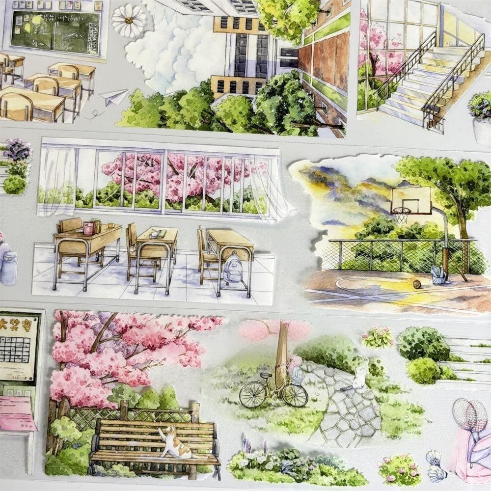 School Life One Cycle PET Tape