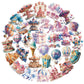 Cute amusement park stickers for scrapbook and planner decoration