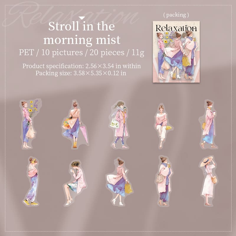 People PET Stickers
