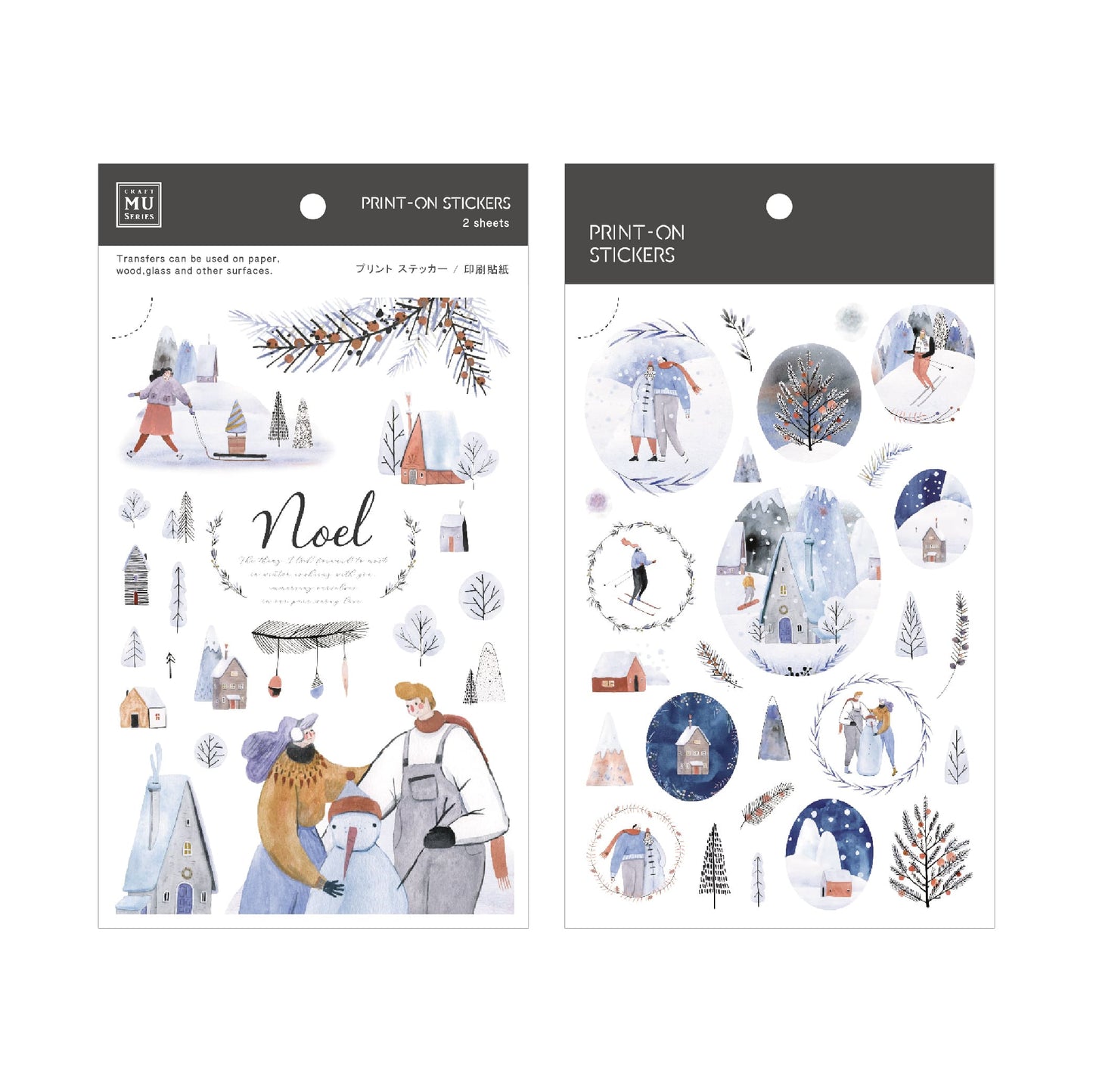 Christmas Series Transfer Stickers