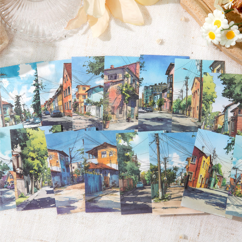 Urban Twilight Scenery Paper Pack