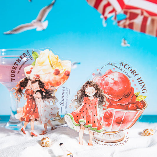Summer Girl Stickers