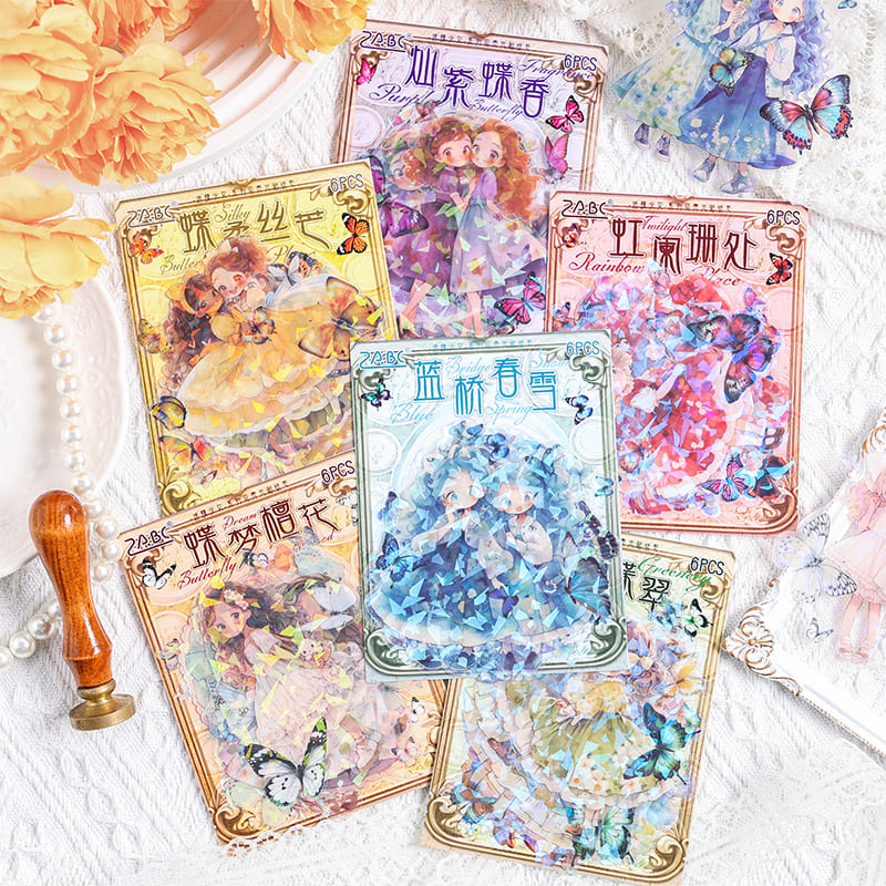 Butterfly Maiden Stickers