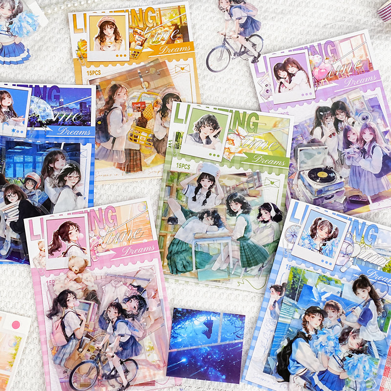 School Girl Theme Stickers